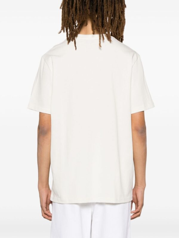⁦embroidered-logo cotton T-shirt⁩ - الصورة ⁦2⁩