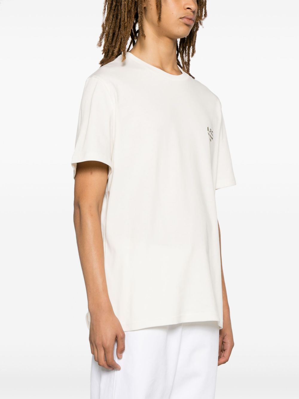 embroidered-logo cotton T-shirt