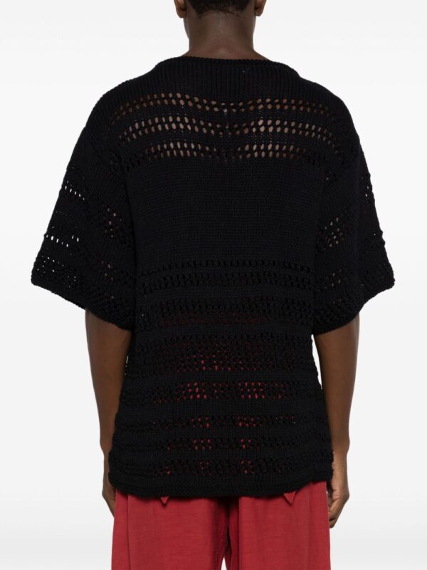 ⁦crochet-knit T-shirt⁩ - الصورة ⁦2⁩