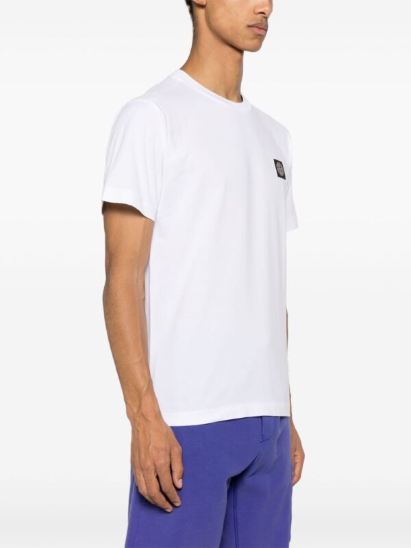 ⁦Compass-appliqué cotton T-shirt⁩ - الصورة ⁦2⁩