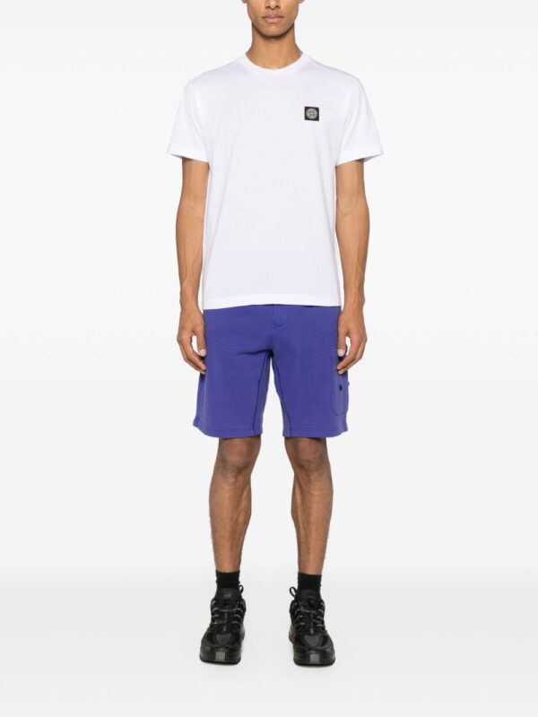 ⁦Compass-appliqué cotton T-shirt⁩ - الصورة ⁦4⁩