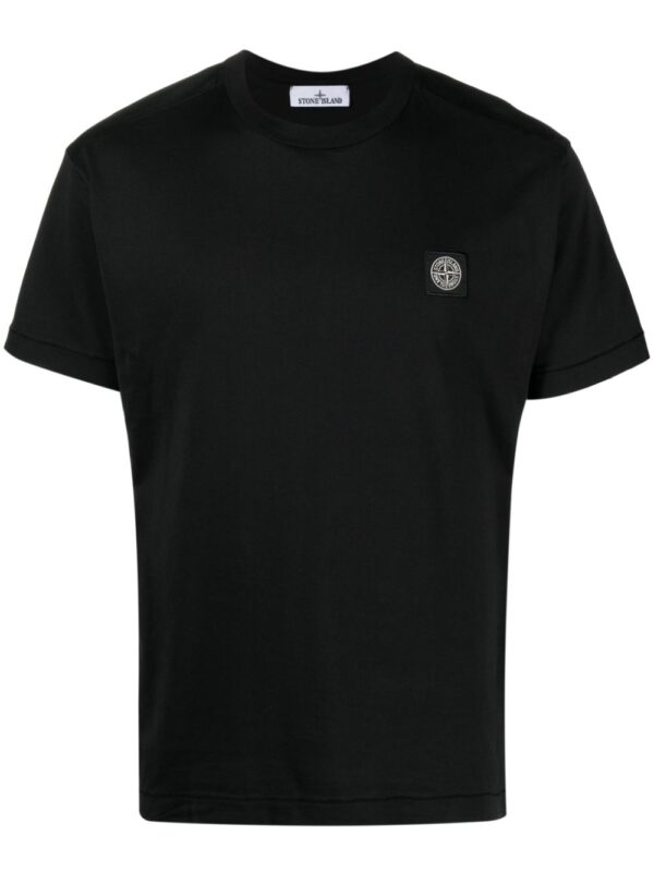 ⁦Compass-appliqué cotton T-shirt⁩ - الصورة ⁦3⁩