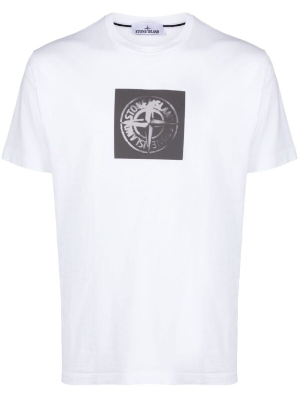 Compass-print cotton T-shirt