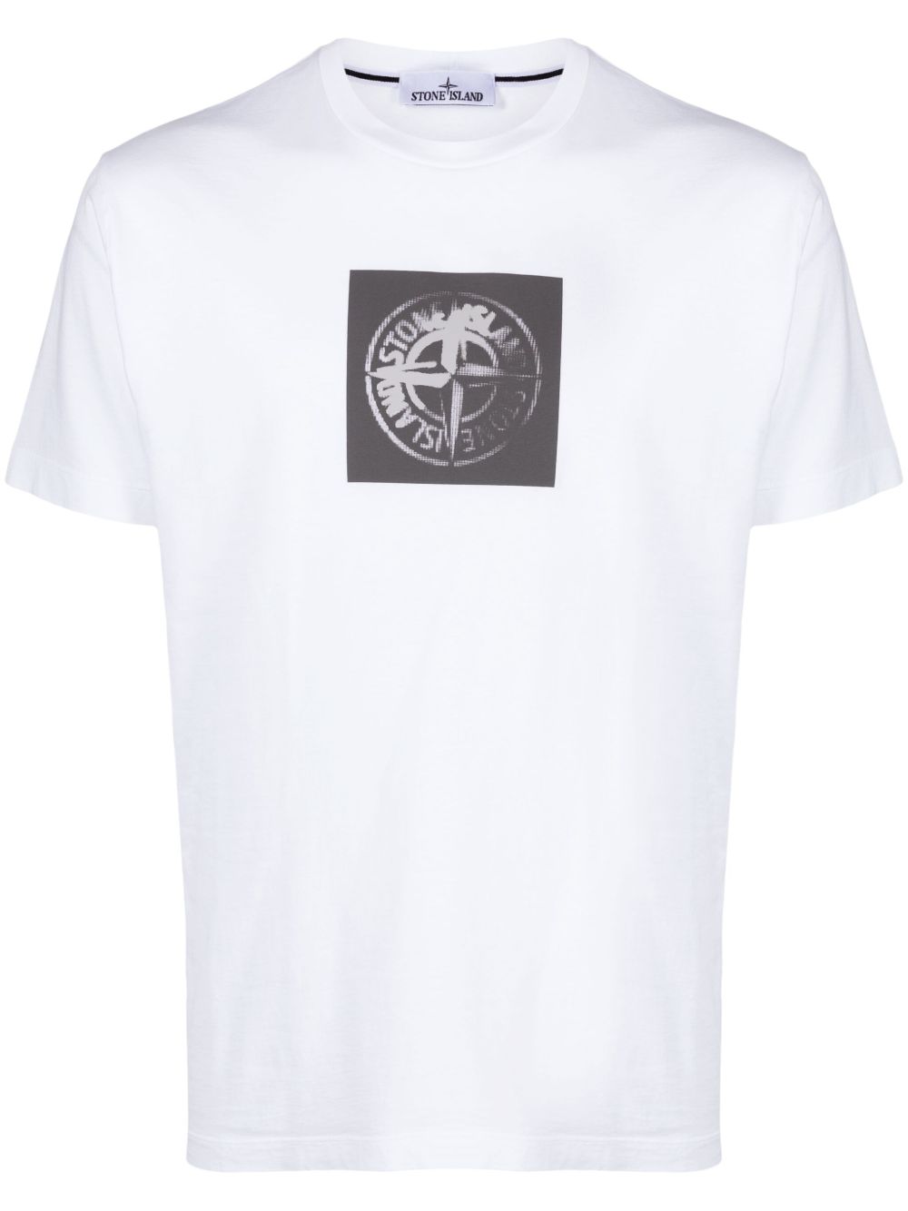 Compass-print cotton T-shirt