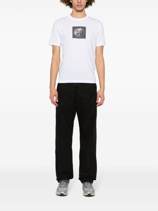⁦Compass-print cotton T-shirt⁩ - الصورة ⁦3⁩