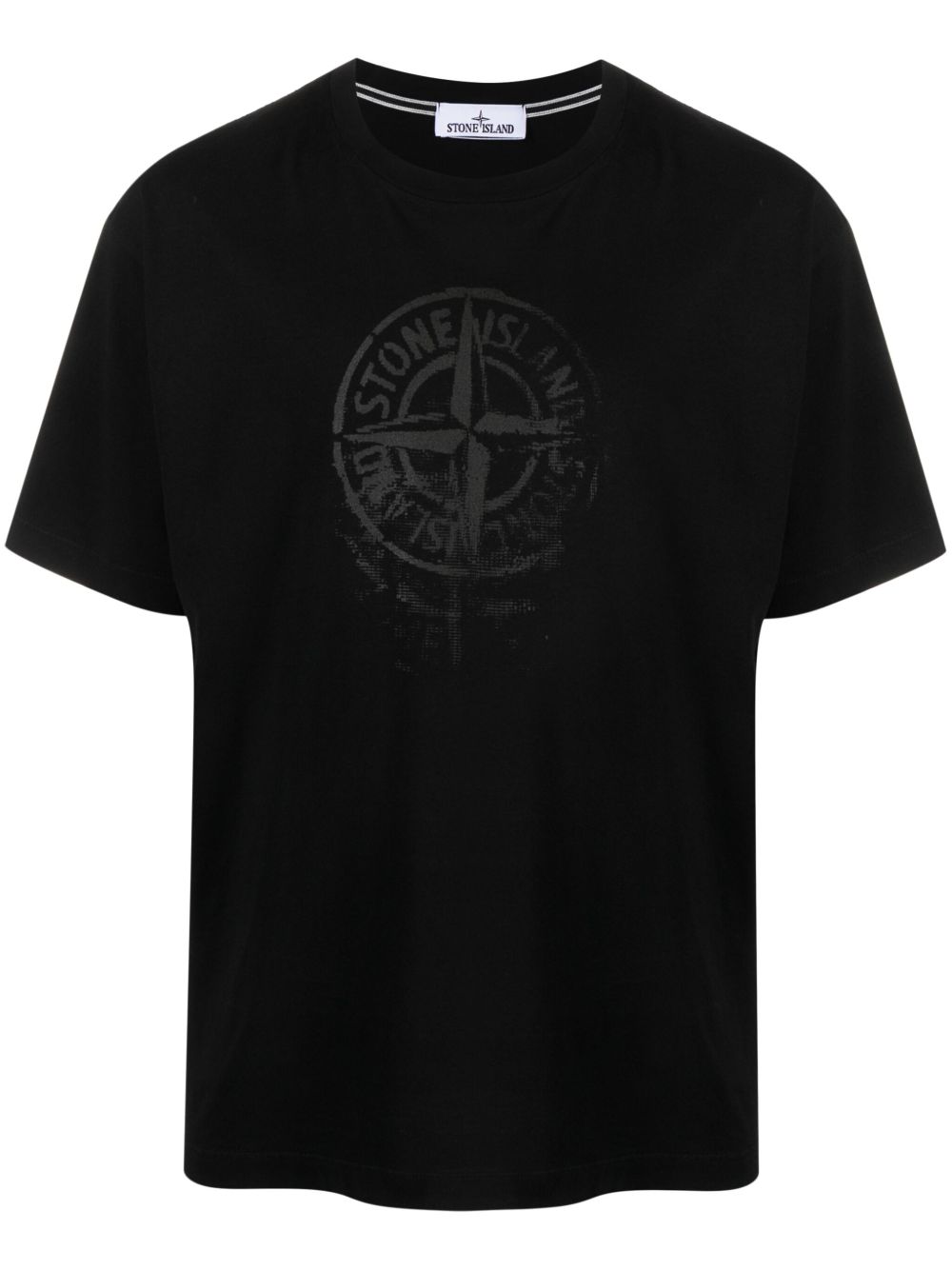 Compass-print cotton T-shirt