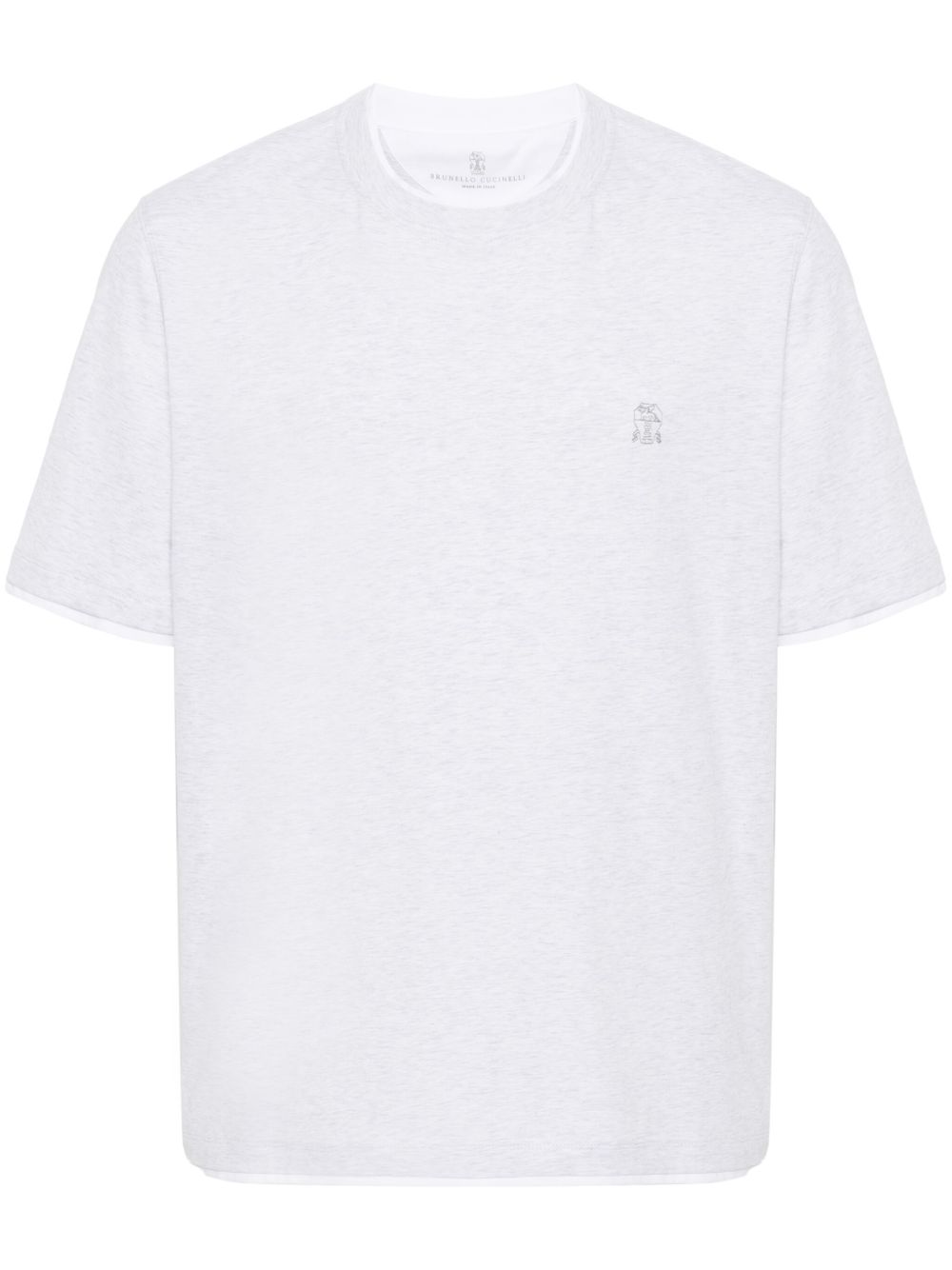 embroidered-logo cotton T-shirt