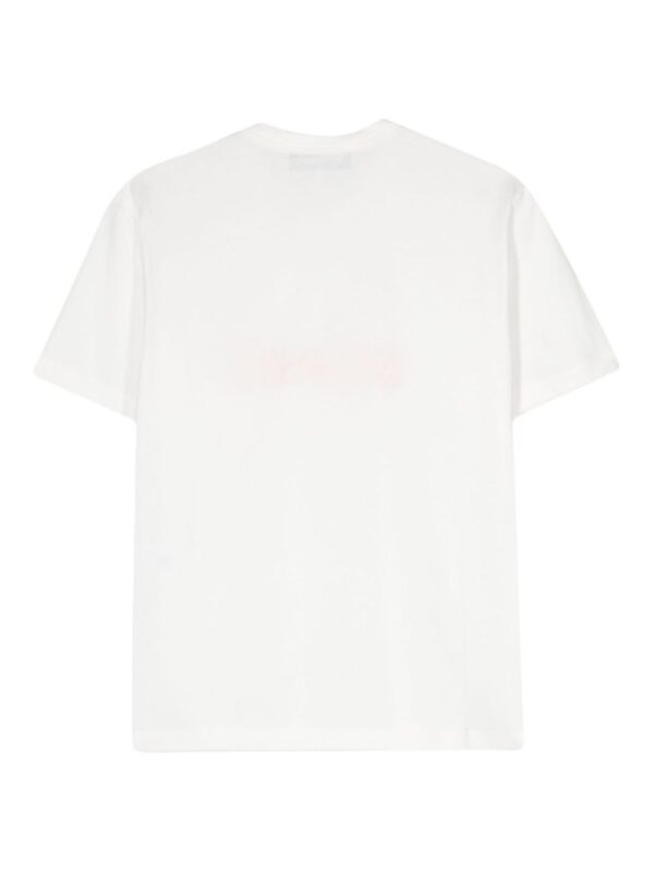 ⁦embroidered-logo organic-cotton T-shirt⁩ - الصورة ⁦2⁩