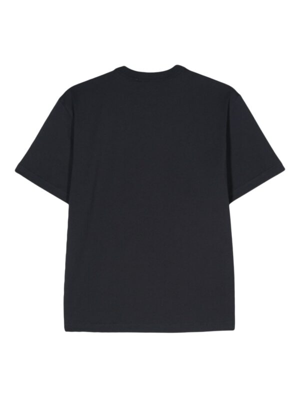 ⁦embroidered-logo organic-cotton T-shirt⁩ - الصورة ⁦2⁩