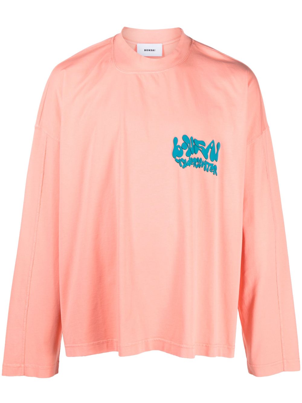 embossed-logo long-sleeve T-shirt