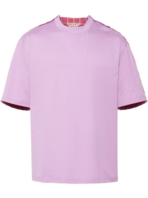 contrasting-panel T-shirt