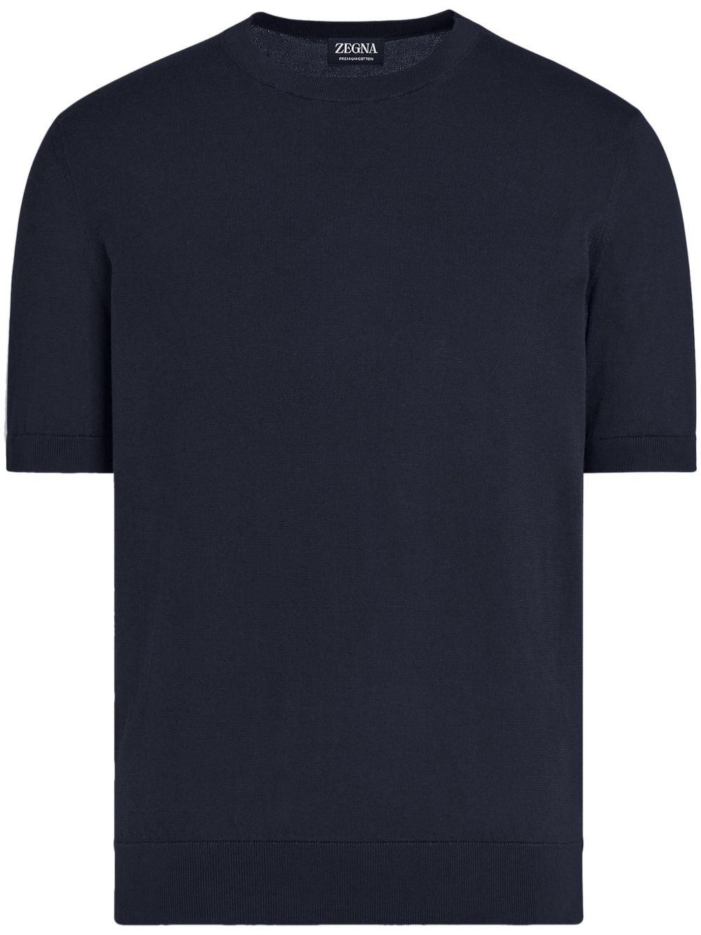 fine-knit cotton T-shirt