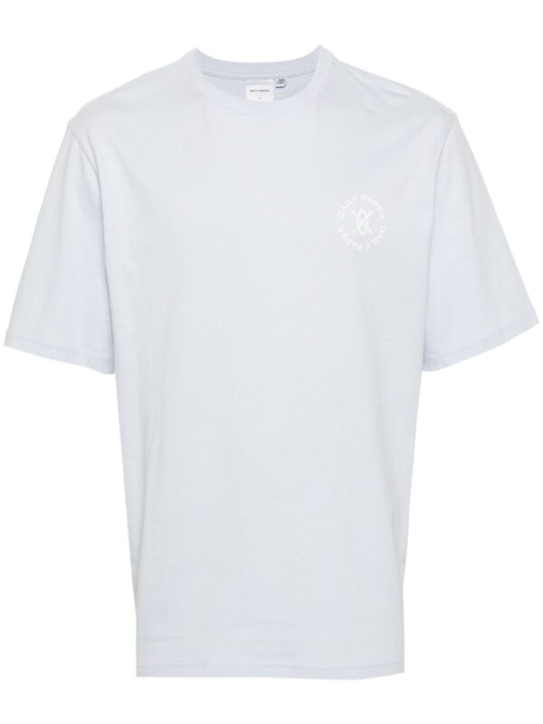 Circle-print cotton T-shirt