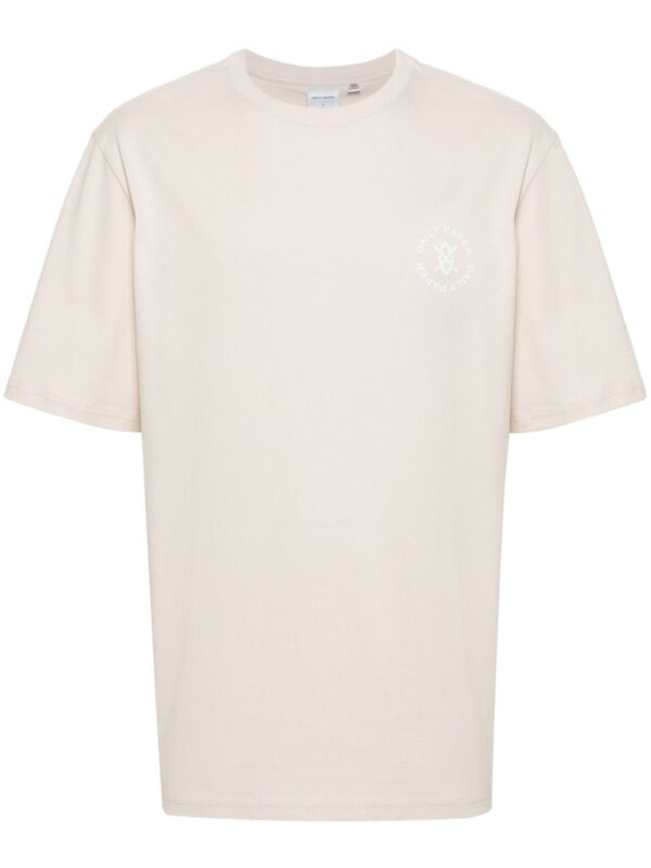 Circle-print cotton T-shirt
