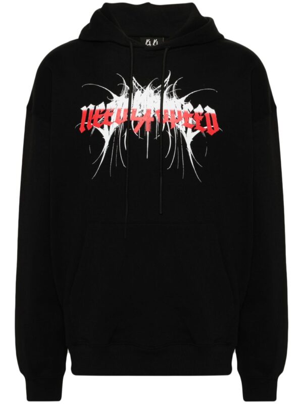 Speed Demon-logo cotton hoodie