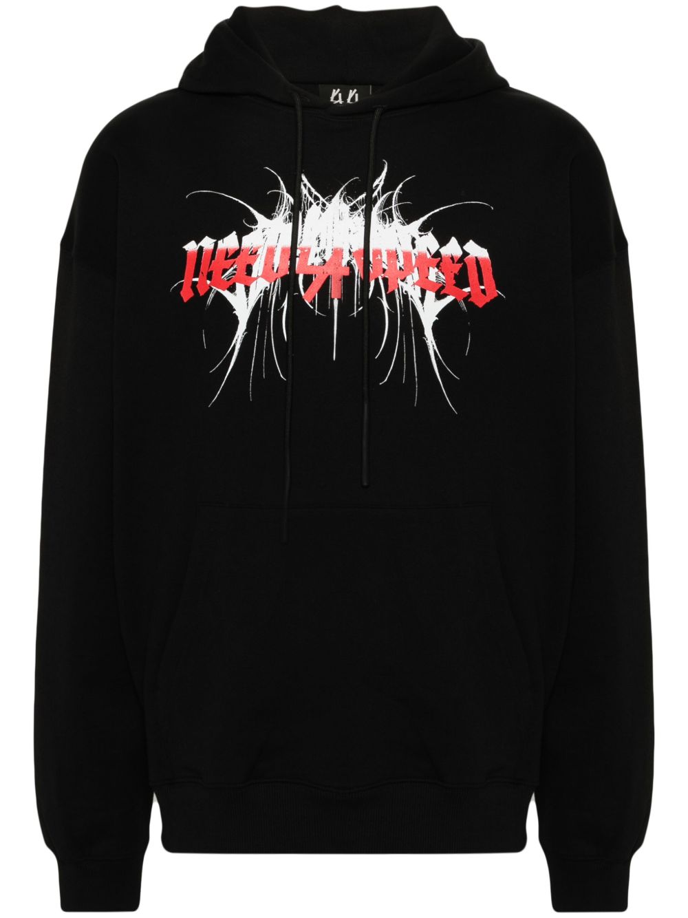 Speed Demon-logo cotton hoodie
