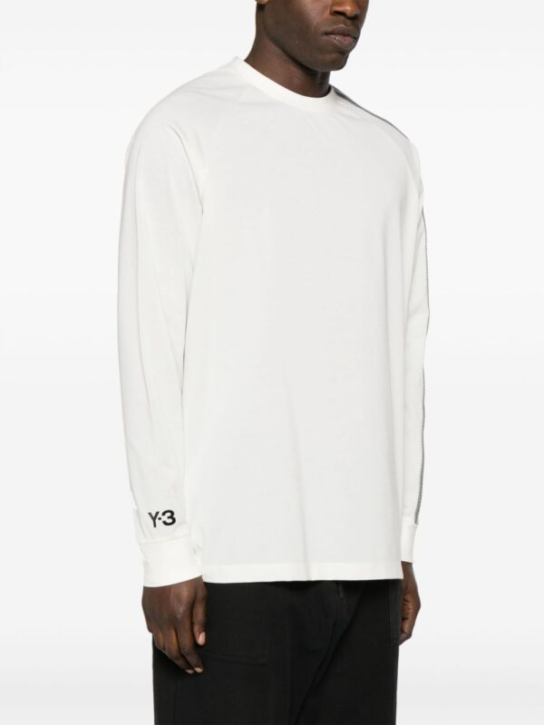 ⁦3-Stripes cotton blend T-shirt⁩ - الصورة ⁦4⁩