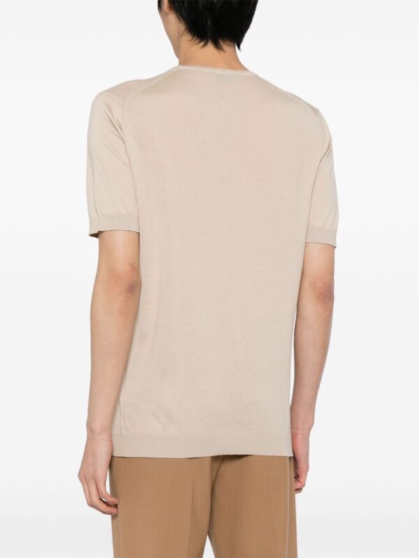 ⁦Belden knitted cotton T-shirt⁩ - الصورة ⁦2⁩