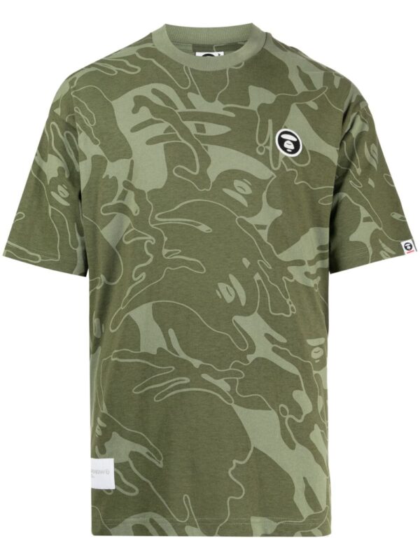 camouflage-print Milo cotton T-shirt