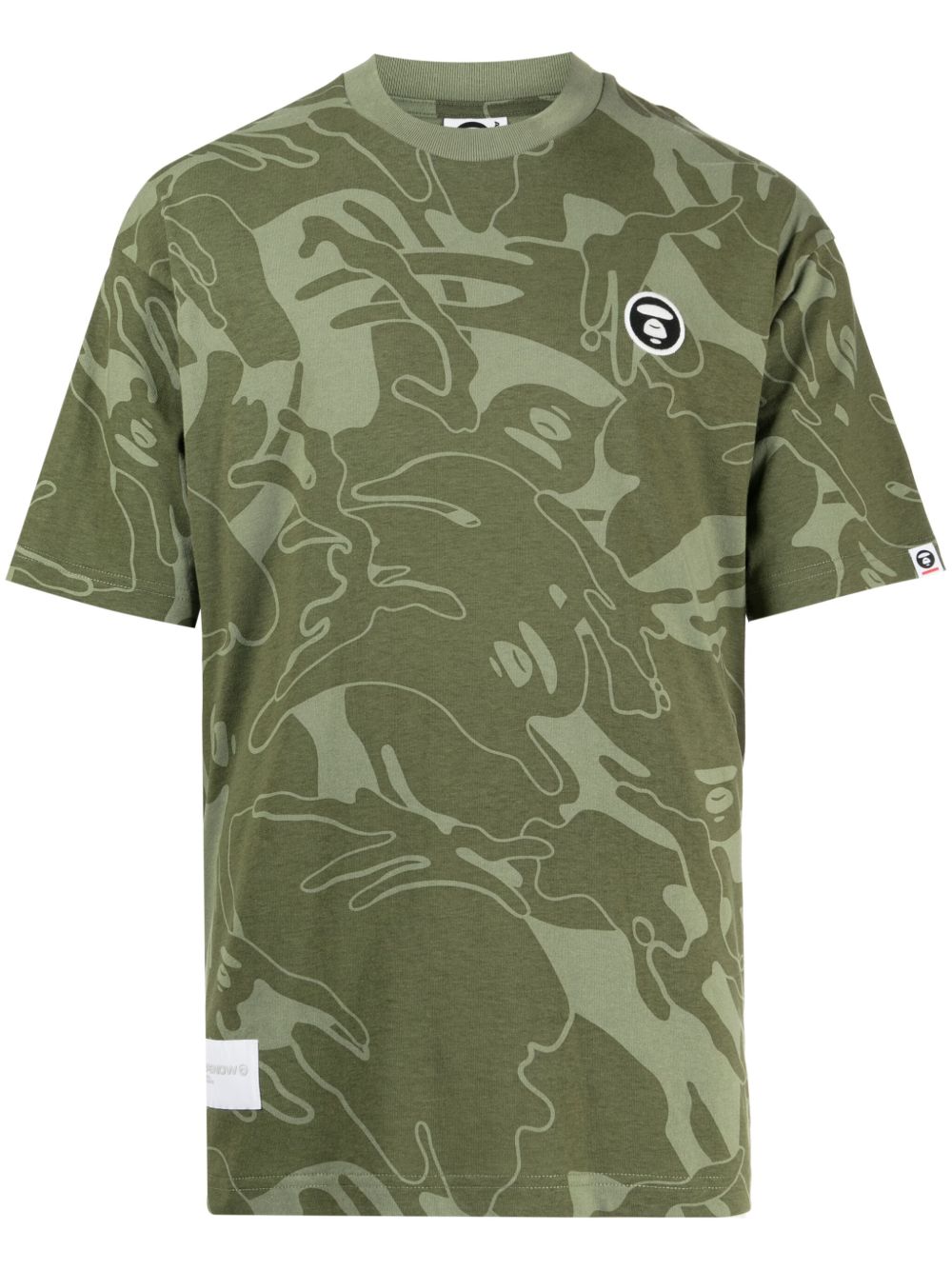 camouflage-print Milo cotton T-shirt