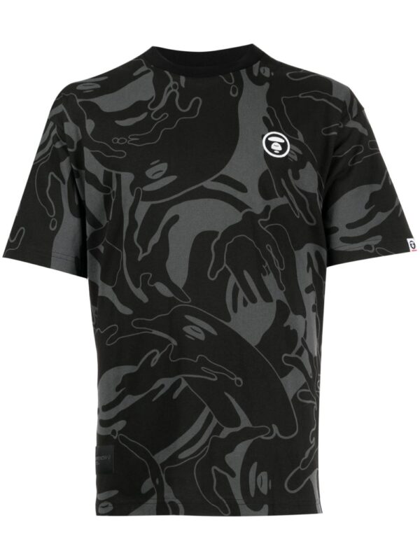 camouflage-print Milo cotton T-shirt