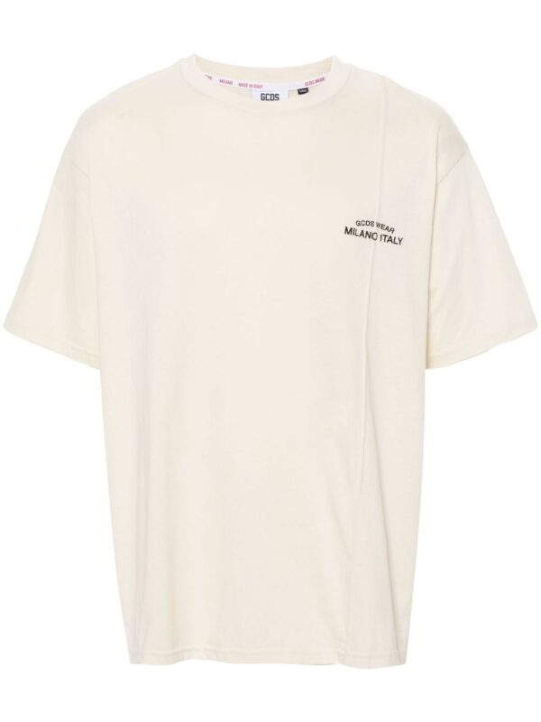 embroidered-logo cotton T-shirt