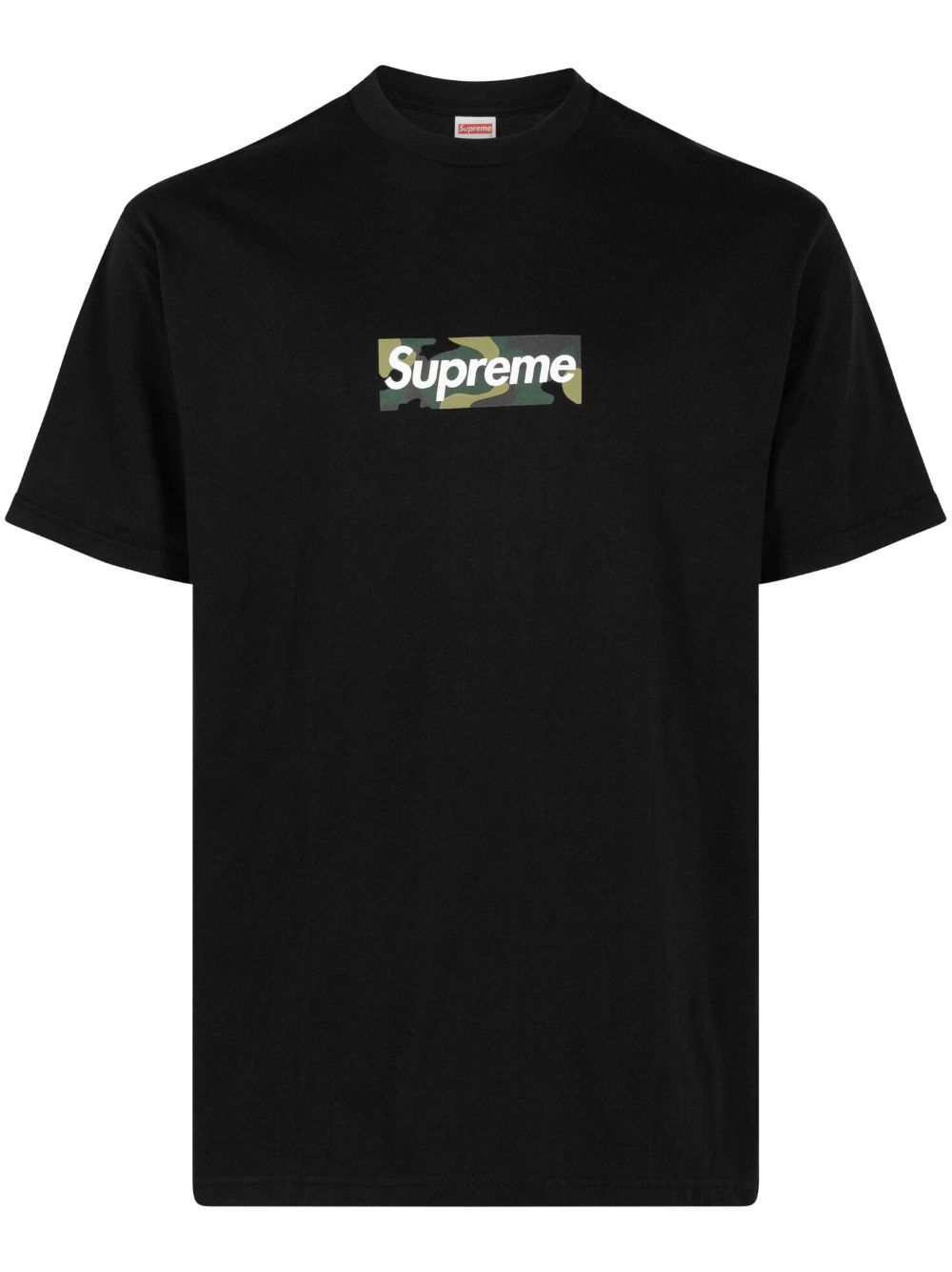 box logo cotton T-shirt