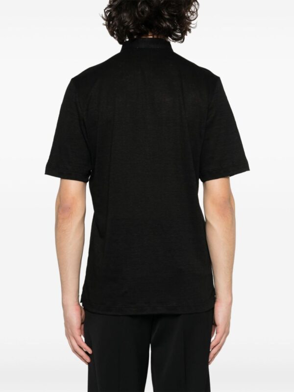 ⁦fine-knit slub T-shirt⁩ - الصورة ⁦3⁩