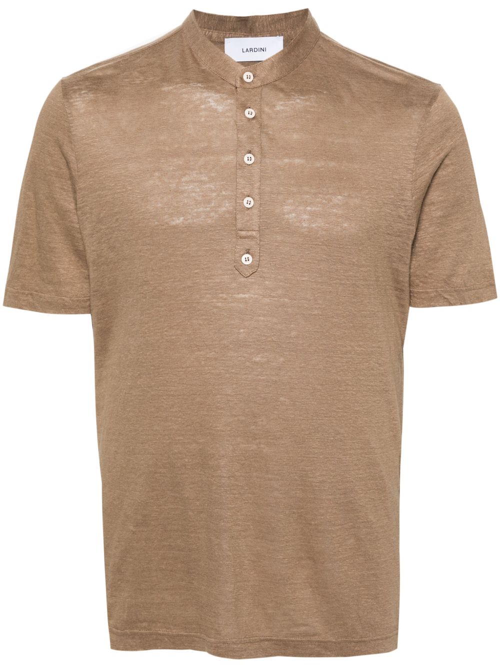 fine-knit slub T-shirt