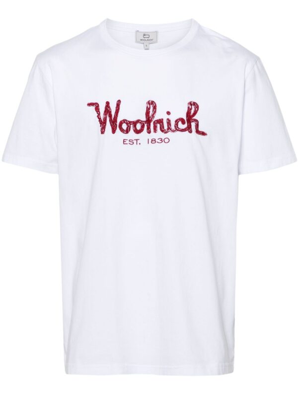 embroidered-logo cotton T-shirt