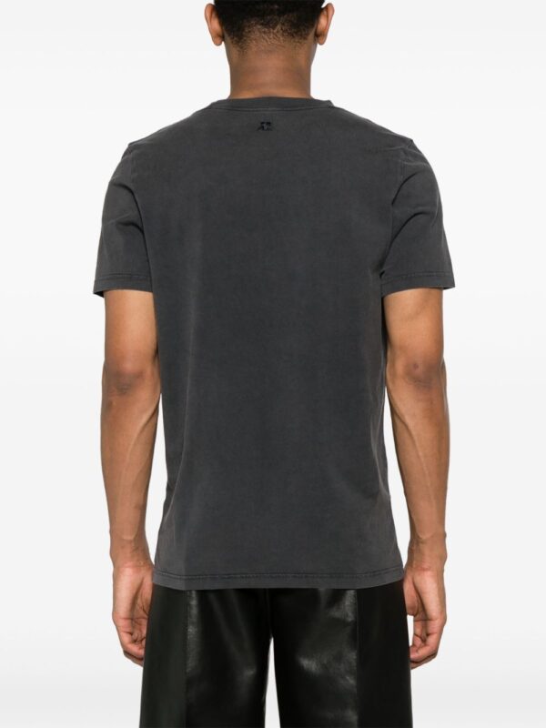 ⁦crew-neck cotton T-shirt⁩ - الصورة ⁦2⁩