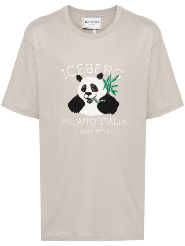 embroidered-logo cotton T-shirt