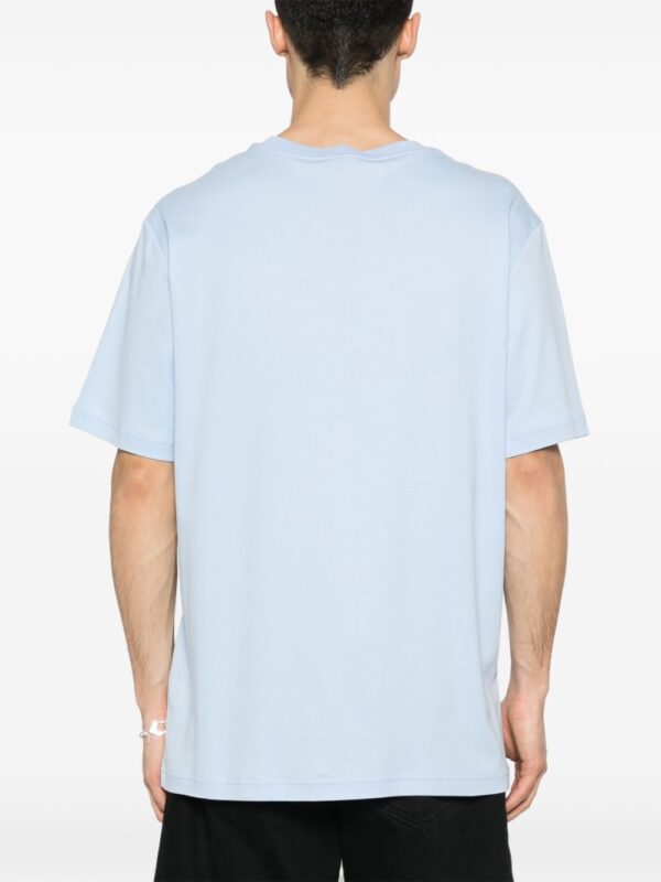 ⁦embroidered-logo cotton T-shirt⁩ - الصورة ⁦2⁩