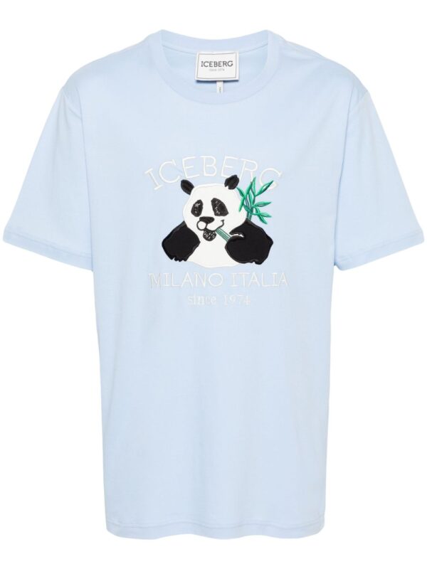 embroidered-logo cotton T-shirt
