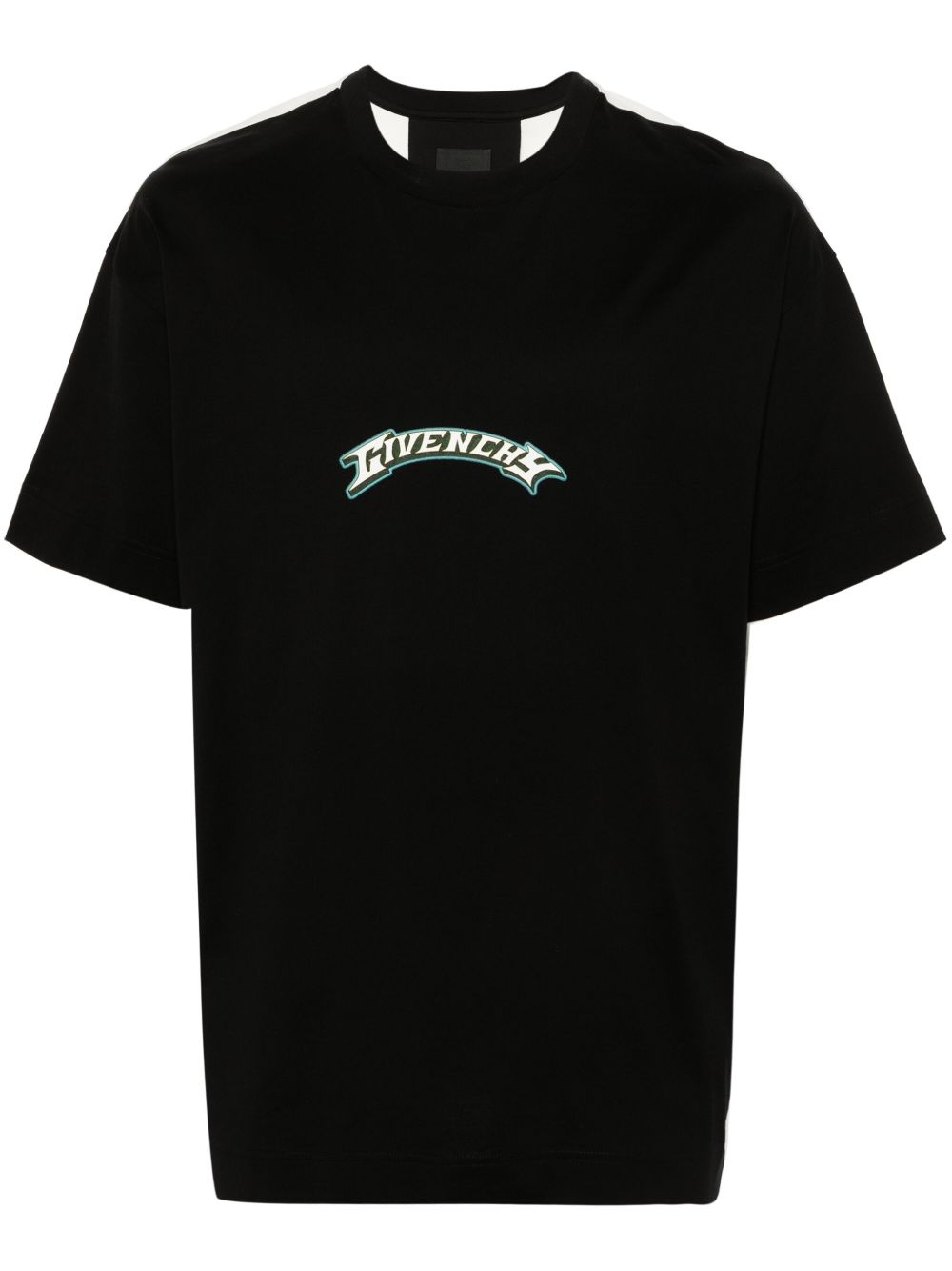 dragon-print cotton T-shirt