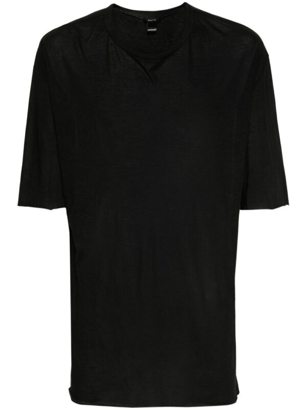drop-shoulder cotton T-shirt