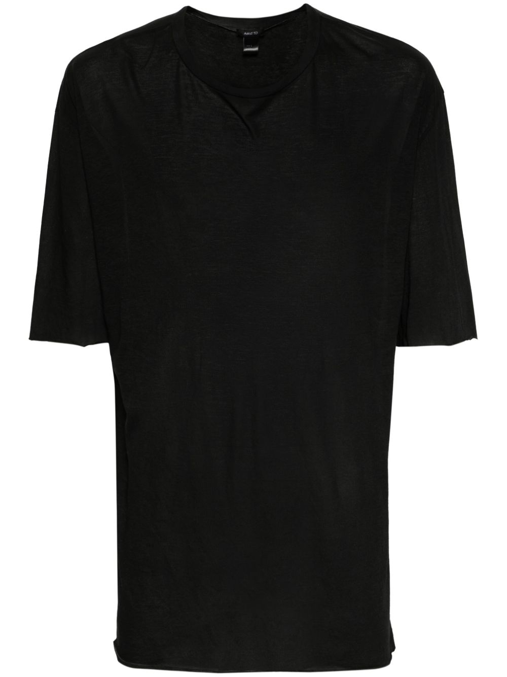 drop-shoulder cotton T-shirt
