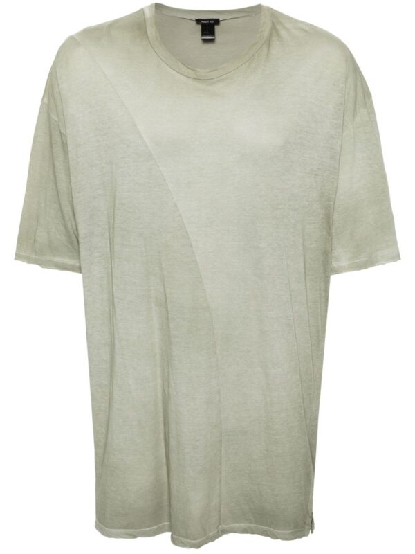 drop-shoulder mélange T-shirt