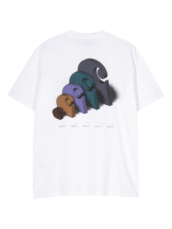 ⁦Diagram C organic-cotton T-shirt⁩ - الصورة ⁦3⁩
