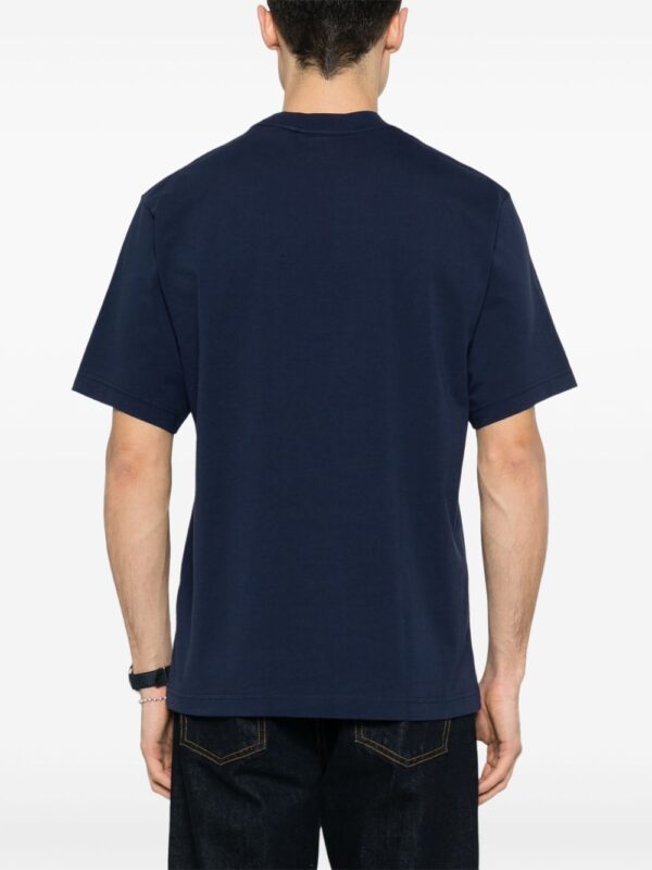 ⁦embroidered-logo cotton T-shirt⁩ - الصورة ⁦2⁩