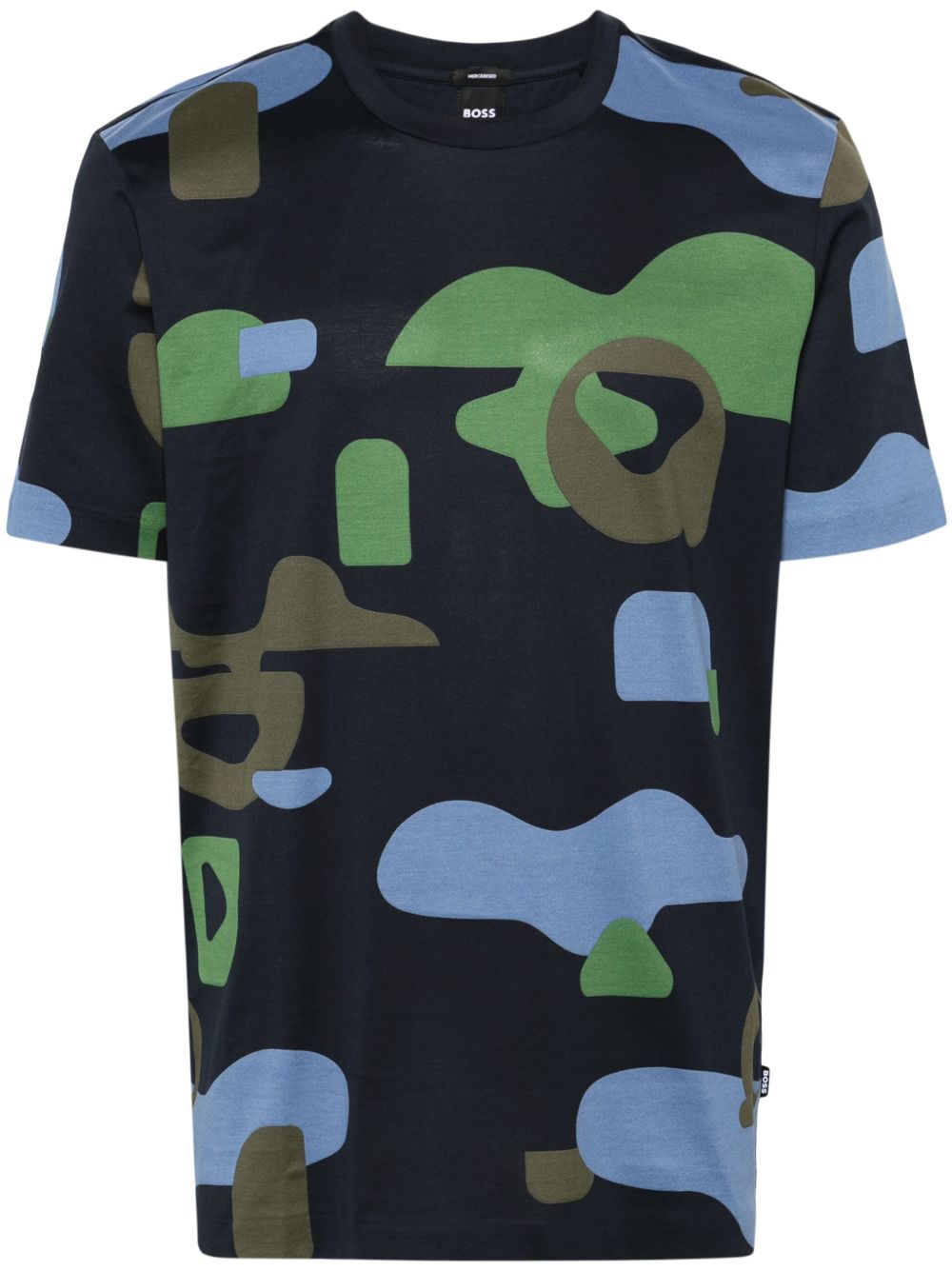 camouflage-print cotton T-shirt