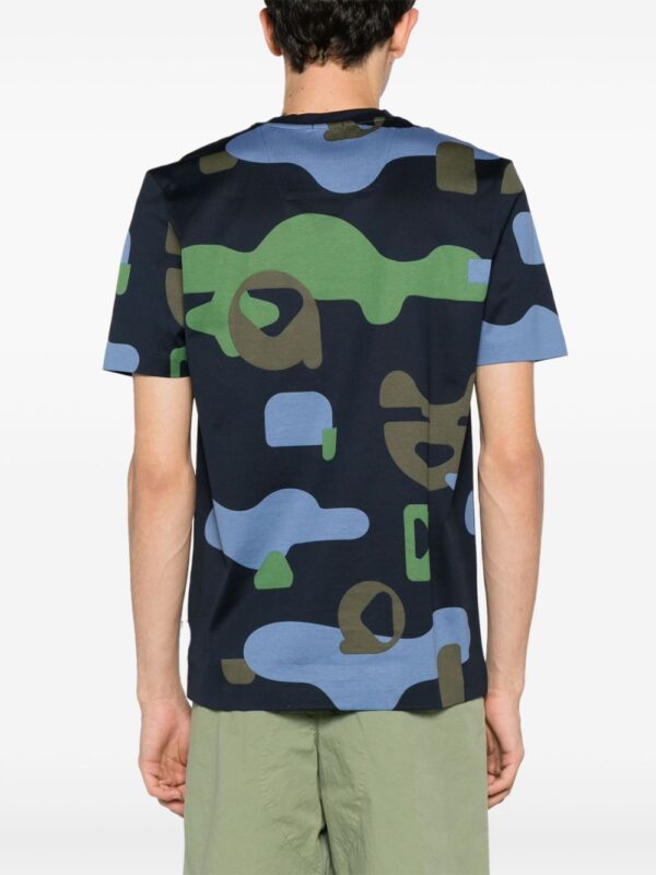 ⁦camouflage-print cotton T-shirt⁩ - الصورة ⁦2⁩