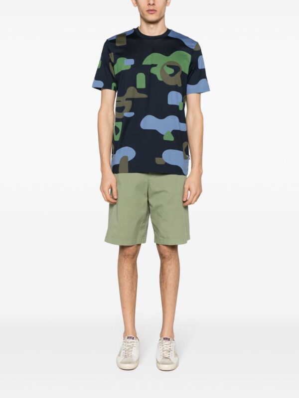 ⁦camouflage-print cotton T-shirt⁩ - الصورة ⁦4⁩