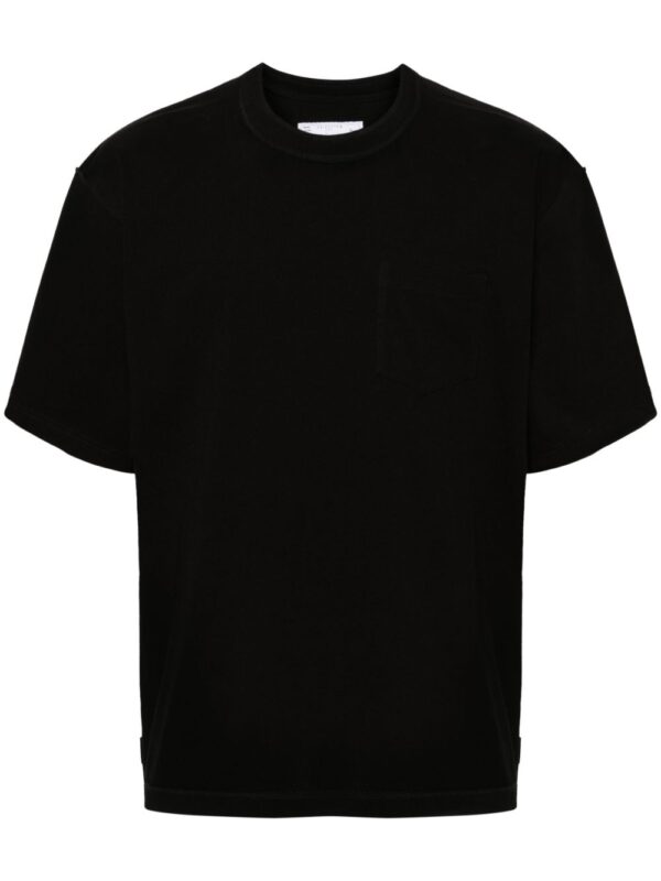 drop-shoulder cotton T-shirt