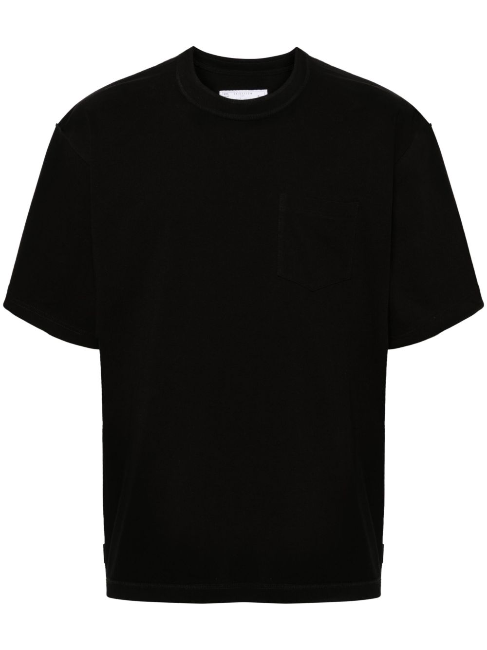 drop-shoulder cotton T-shirt