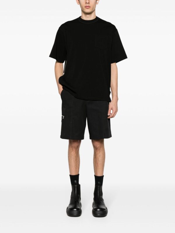 ⁦drop-shoulder cotton T-shirt⁩ - الصورة ⁦2⁩
