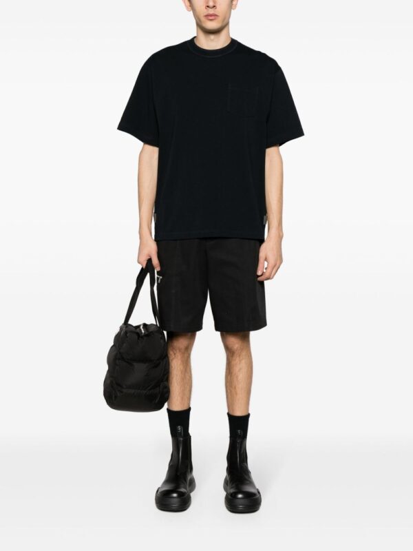 ⁦drop-shoulder cotton T-shirt⁩ - الصورة ⁦3⁩