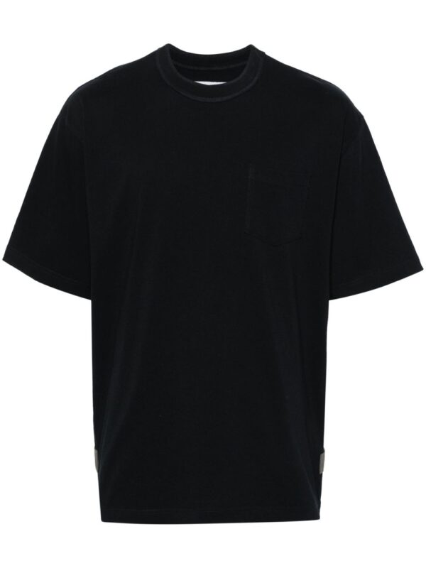 drop-shoulder cotton T-shirt