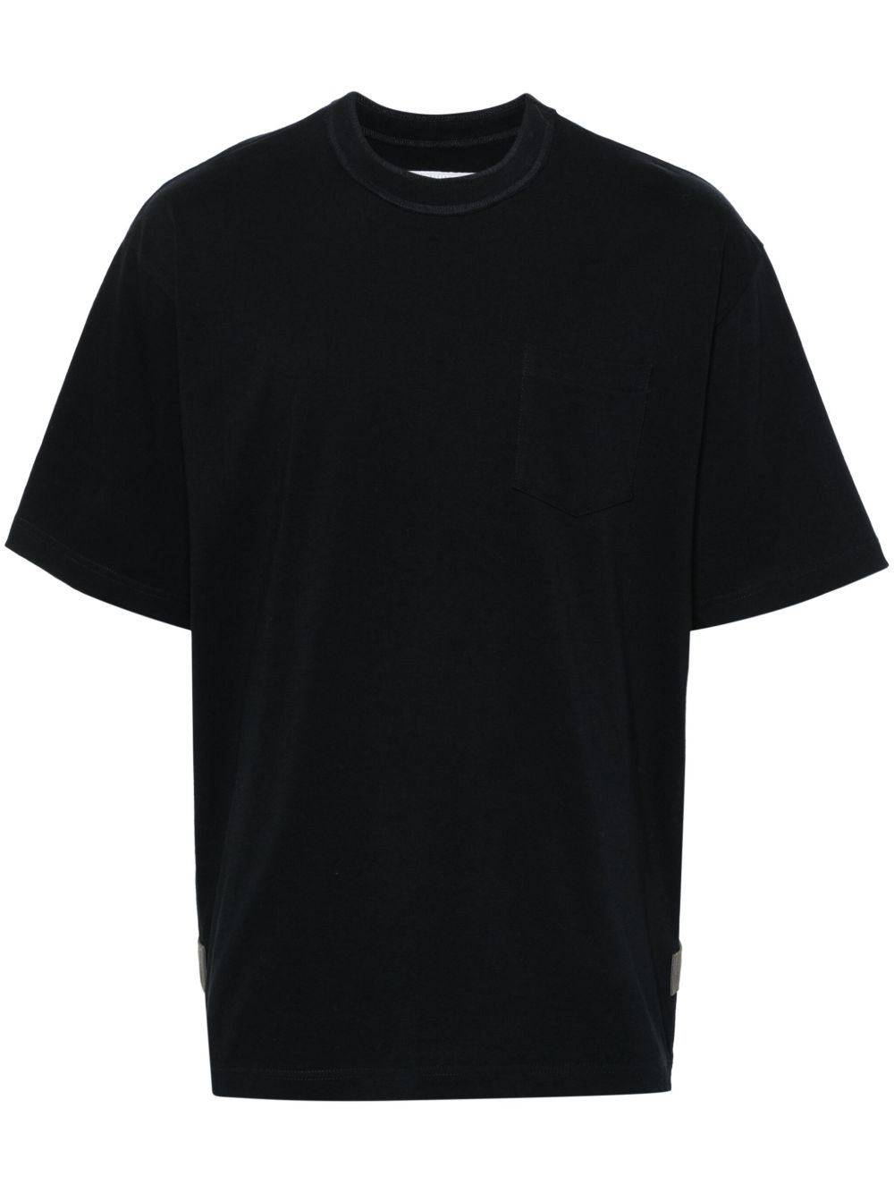 drop-shoulder cotton T-shirt