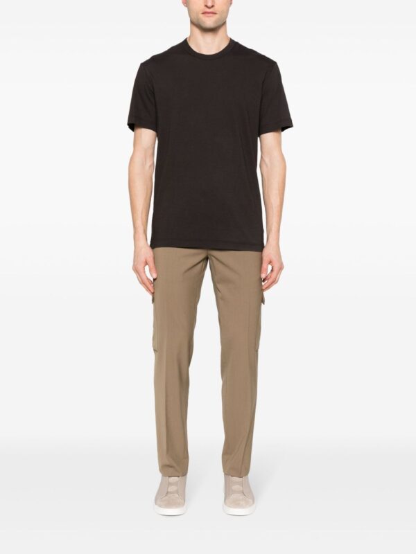 ⁦crew-neck cotton T-shirt⁩ - الصورة ⁦3⁩